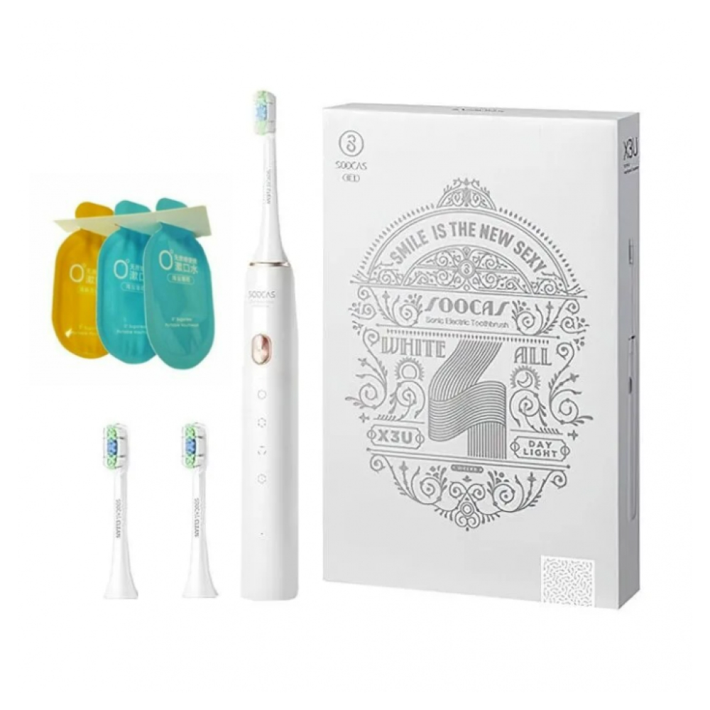 Зубная щетка SOOCAS X3UGP, подарочная упаковка, белая